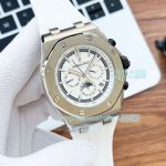 Best Quality Copy Audemars Piguet Royal Oak Offshore Moon Phases Dial Watch Men 42mm 